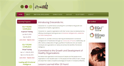 Desktop Screenshot of crescendoinc.com